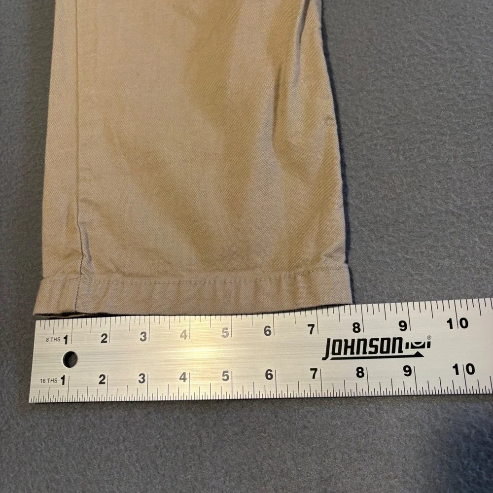 North Face Chino Pants Mens 36x32 Tan Khaki Straight Leg Cotton Blend Stretch